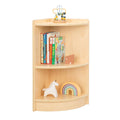 Large Wood Toy Storage Organizer, 2-Shelf Wood Bookshelf, 5-Section Kids Bookshelf, Wooden Storage Cabinet for Classroom, Kids Bookcases And Toddler Toy Shelf for Kids Room, Playroom, Nursery